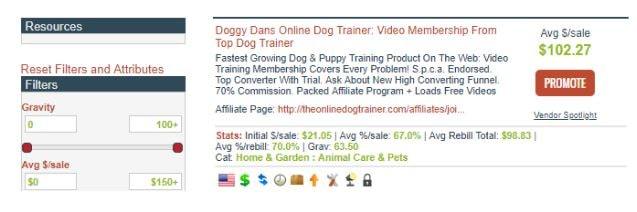 Clickbank Research Doggy Dans