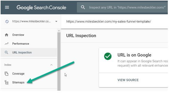 XML Sitemap to Search Console