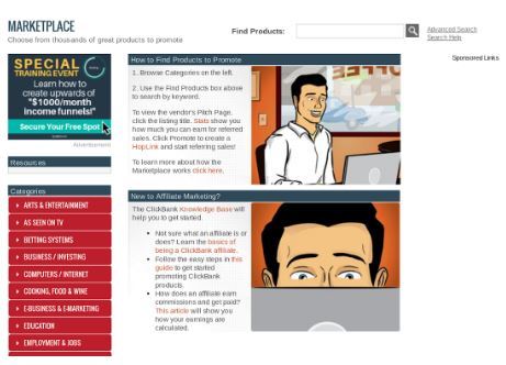 How do I search the ClickBank Marketplace? – ClickBank Knowledge Base