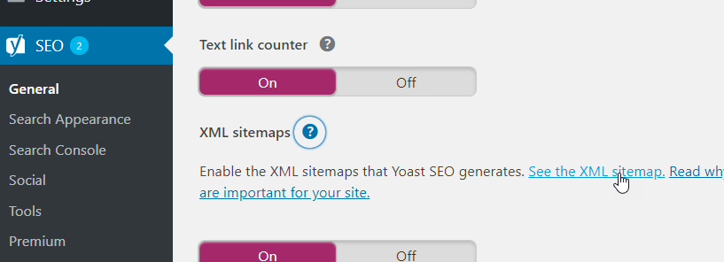 ver mapa del sitio XML