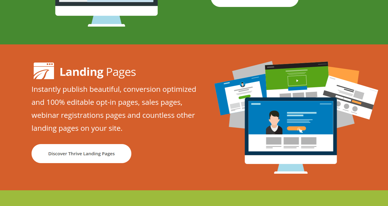 thrive landing pages