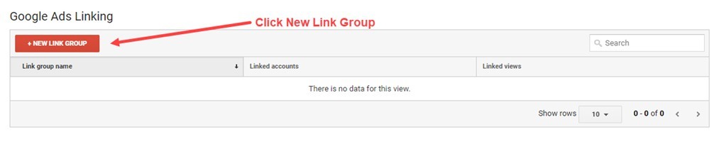 create new link group
