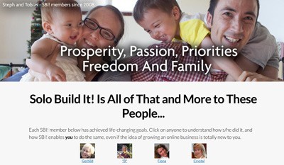 solo build it homepage
