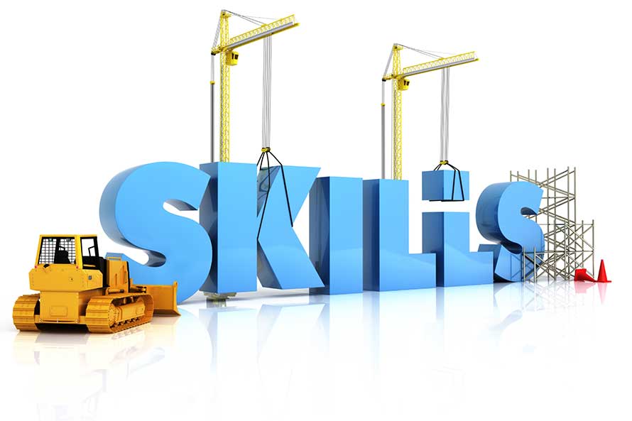 You will build skills
